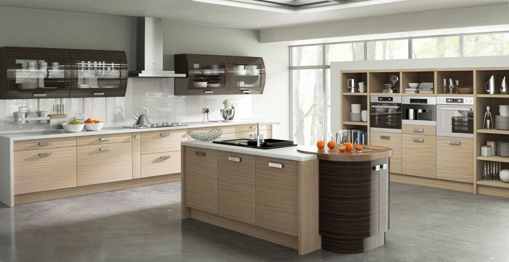 Cutler Kitchen Doors, formerly Duleek in Matte and Woodgrain effect finishes