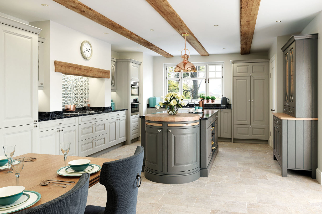 Traditional Jefferson solid wood Kitchen