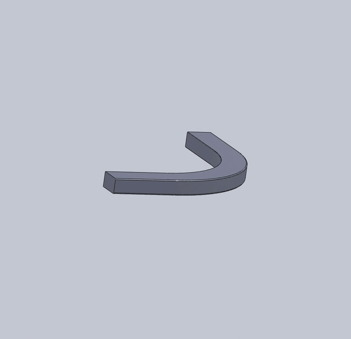 Fenwick Matte Curved Modern Cornice/Pelmet