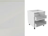 Strada Gloss Drawer Fronts and 720 x 500 x 2 Drawer Kitchen Unit (Type C) - TheKitchenYard 