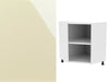 Zola Gloss Doors and 720 x 900 Diagonal Corner Base Kitchen Unit - TheKitchenYard 