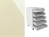 Zola Gloss Drawer Fronts and 720 x 300 x 5 Drawer Kitchen Unit (Type B) - TheKitchenYard 