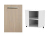 Zoom Matte Doors and 720 x 900 Diagonal Corner Base Kitchen Unit - TheKitchenYard 